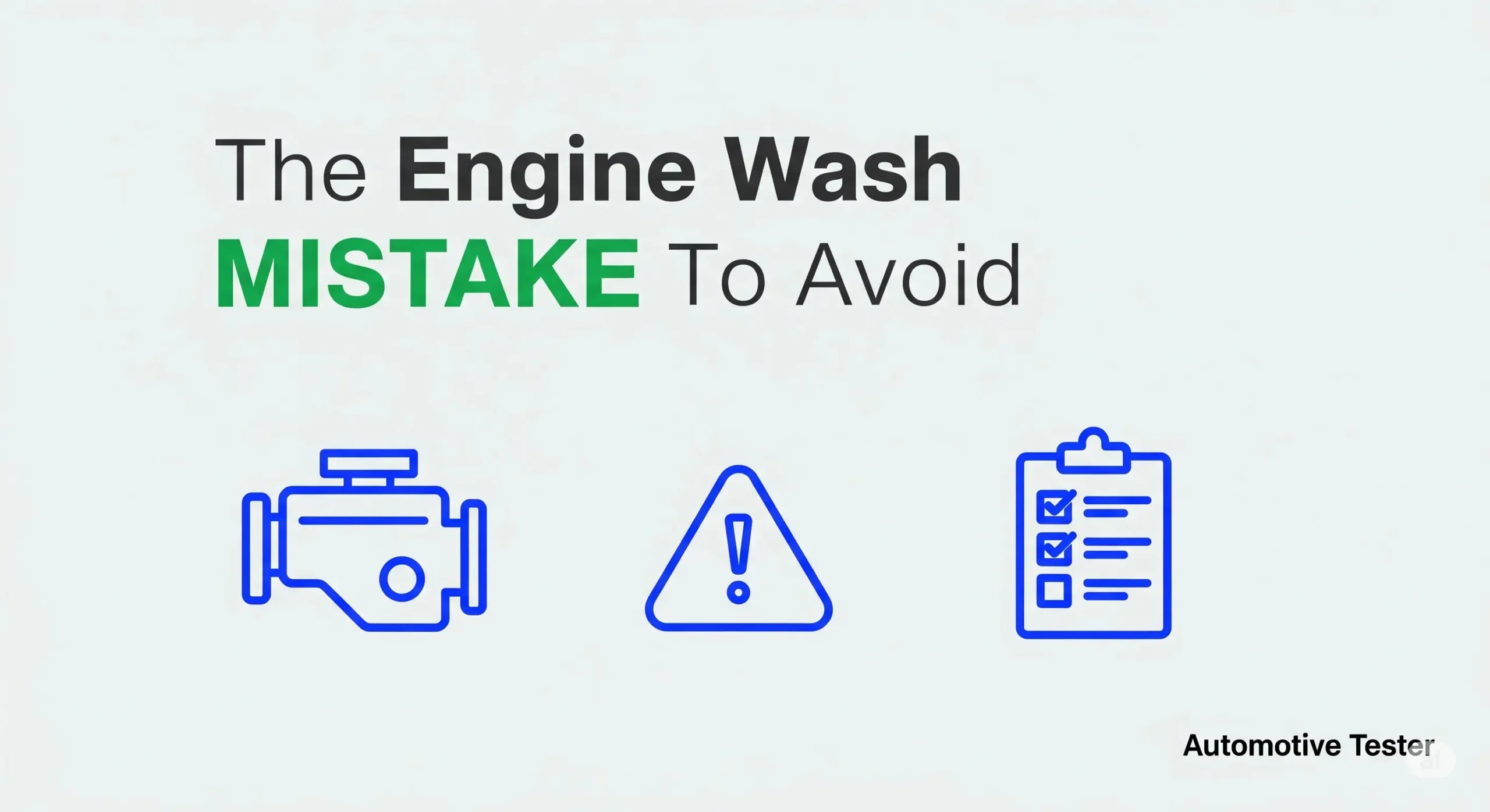 Washing Your Car's Engine Could Be a $1,000 Mistake—Unless You Do This First.