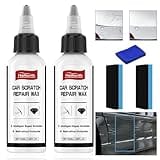 how soon after car touchpaint can you wax